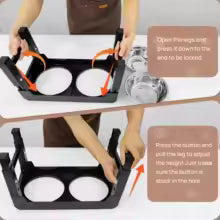 Ciotole rialzate per cani in acciaio Inox